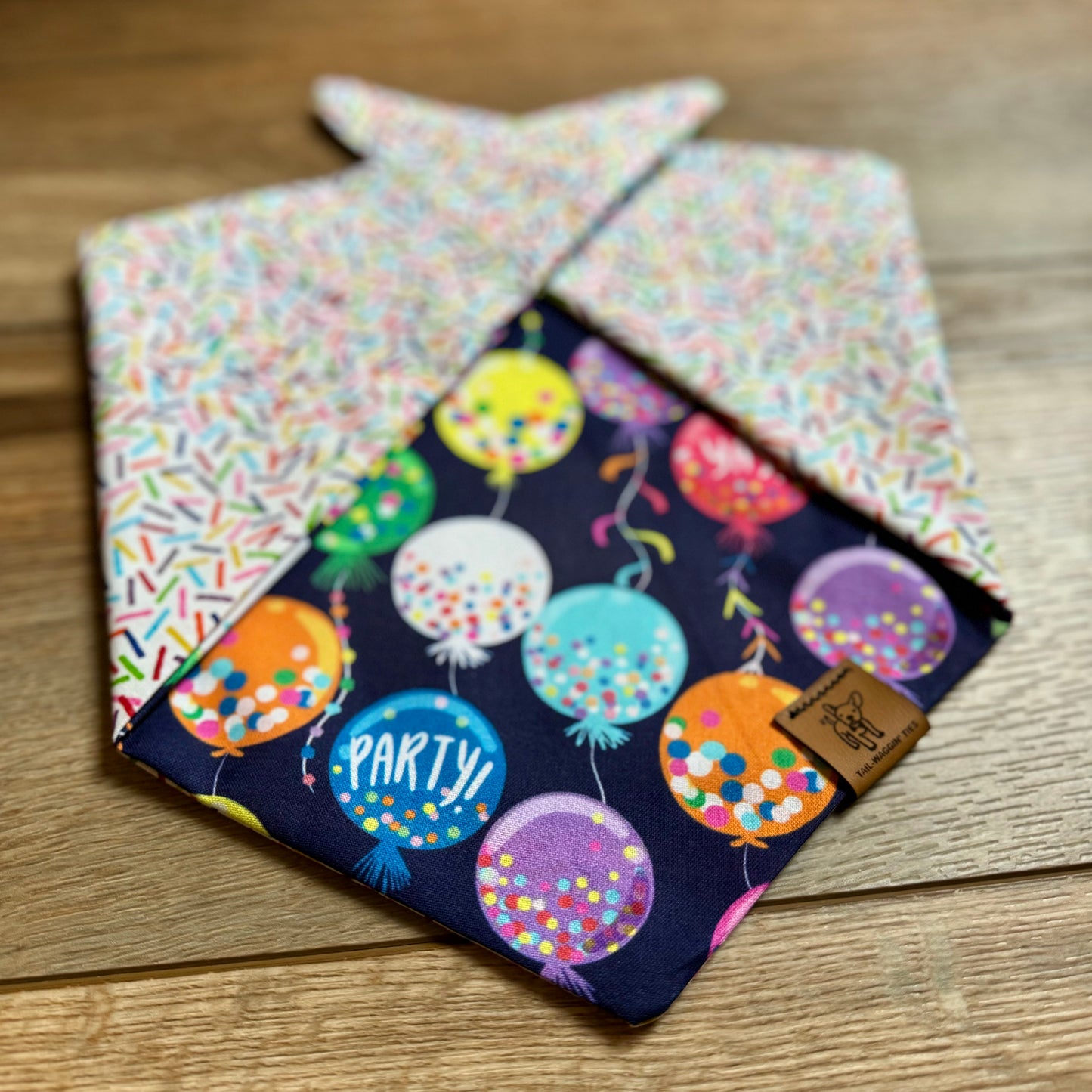 Happy Birthday Reversible Snap Bandana