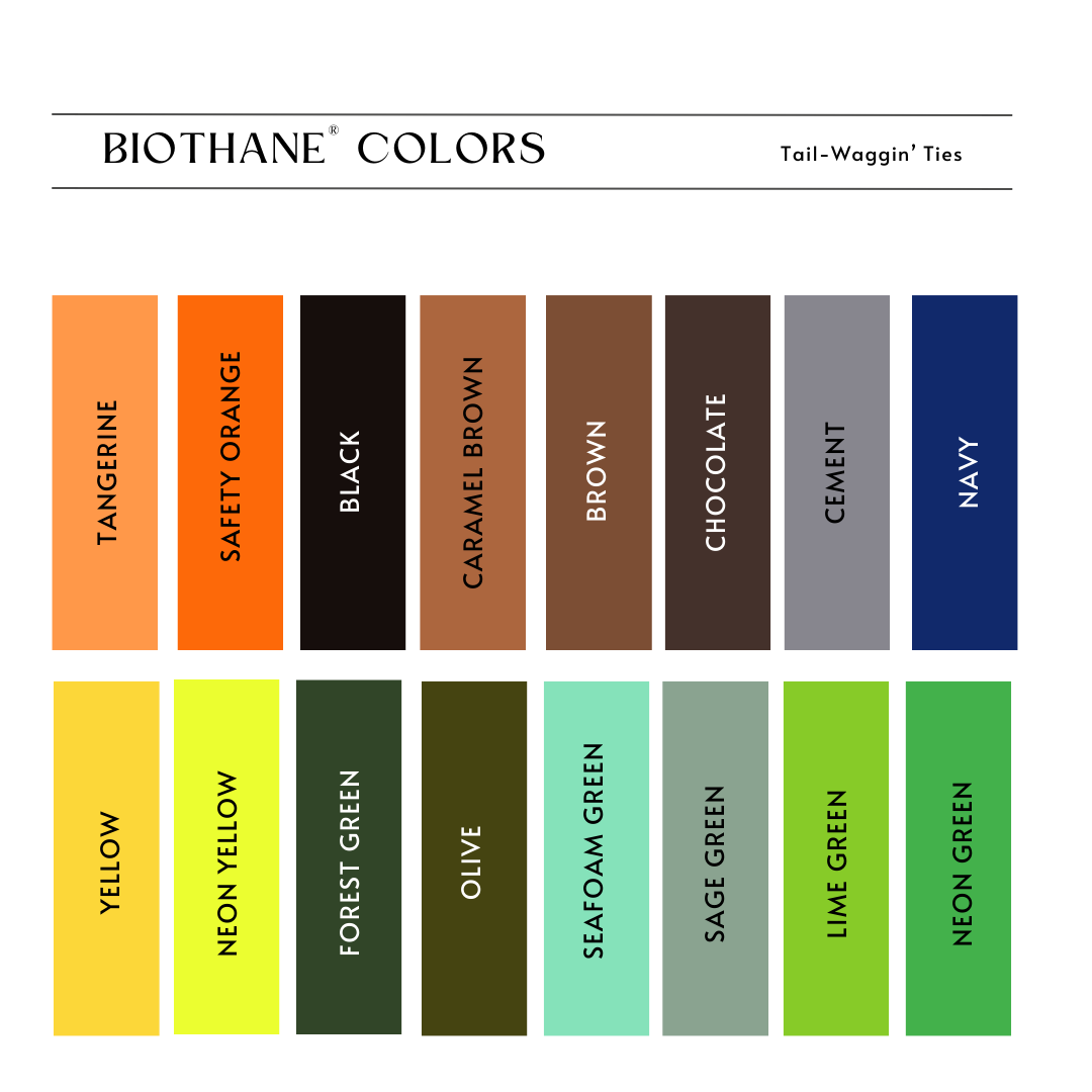 BioThane® Adjustable Collar-Custom Colors